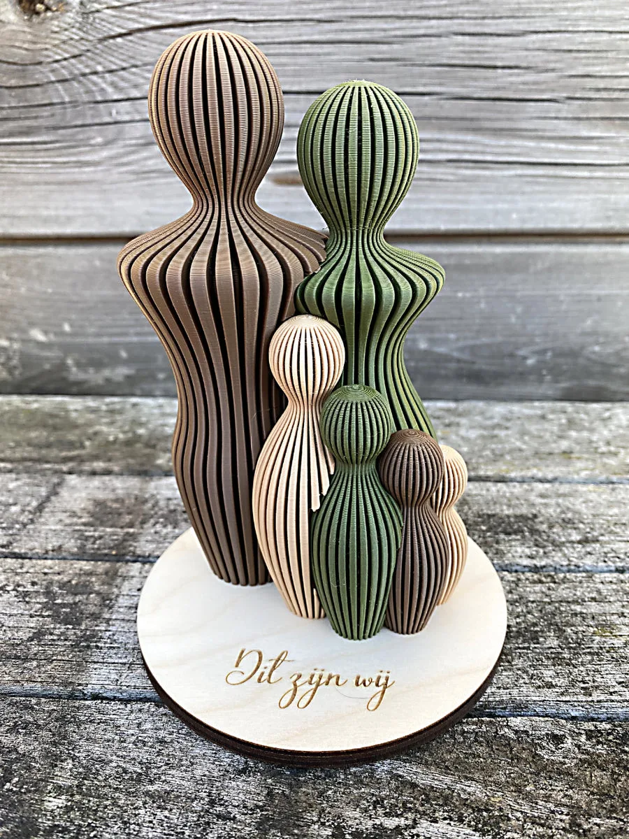 Gezinnetje als persoonlijk familiegeschenk